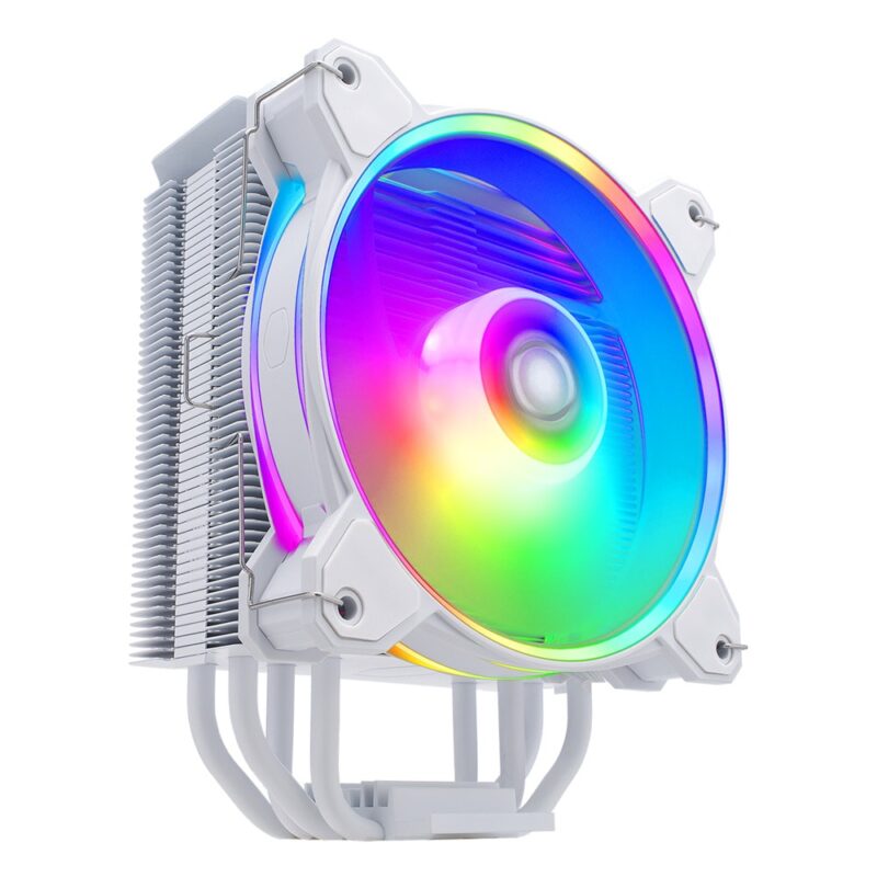 Охлаждане за процесор CoolerMaster Hyper 212 Halo White, съвместимост със сокети Intel LGA1700/1200/115x & AMD AM5/AM4 Намаления и отстъпки ЧеренПетък 2