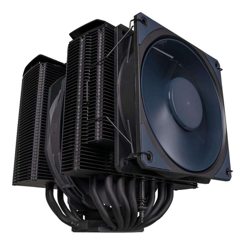 Охлаждане за процесор CoolerMaster MasterAir MА824 Stealth, съвместимост със сокети Intel LGA1700/1200/1150/1156 & AMD AM5/AM4 Намаления и отстъпки ЧеренПетък 3