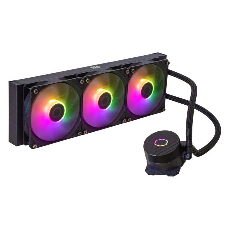 Водно охлаждане за процесор CoolerMaster MasterLiquid 360L Core ARGB Black, съвместимост със сокети Intel LGA1700/1200/115x & AMD AM5/AM4/AM3+/AM3/AM2+/AM2/FM2 Намаления и отстъпки ЧеренПетък 3