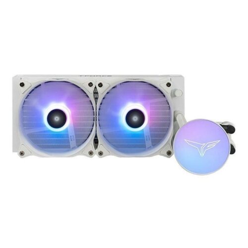 Водно охлаждане за процесор Team Group T-Force SIREN GD240E White, съвместимост със сокети Intel LGA 1200/1150/1151/1155/1156/1366/2011/2011-3/2066/LGA1700(GD240E) & AMDA M4/FM2+/FM2/FM1/AM3+/AM3/AM2+/AM2