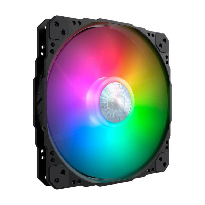 Вентилатор 200mm, Cooler Master SickleFlow 200 ARGB, 3-pin, 800rpm, ARGB подсветка, черен Намаления и отстъпки ЧеренПетък 3