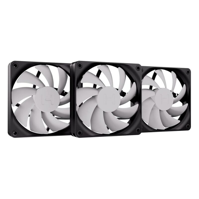 Вентилатор 120mm, HYTE Flow FA120, 4-pin, 1500rpm, 3 броя, черни Намаления и отстъпки ЧеренПетък 3