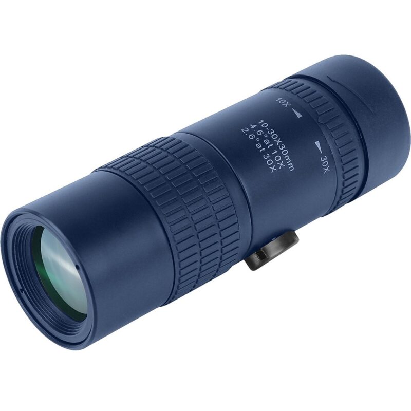 Монокъл Discovery Gator 10-30×30, 10-30x оптично увеличение, диаметър на лещата(апертура) 30mm, гумирано тяло, стъкло BK-7, син Намаления и отстъпки ЧеренПетък 3