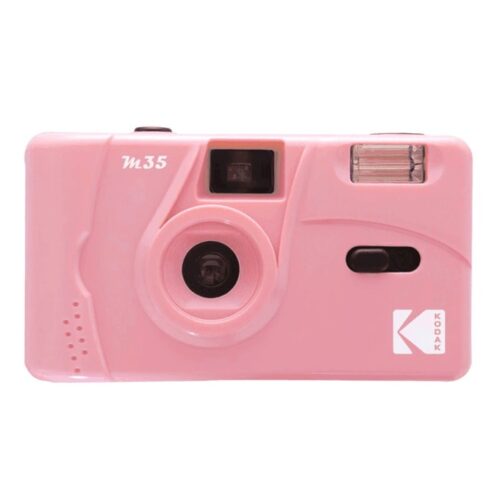 Фотоапарат Kodak M35 rose(розов), аналогов за многократна употреба, цветни и черни 35мм филми, 31 mm обектив, 1m фокусно разстояние, светкавица … Намаления и отстъпки ЧеренПетък