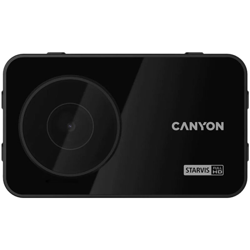 Видеорегистратор Canyon DVR10GPS, камера за автомобил, Full HD (1920×1080@60fps), 3″ (7.62cm), IPS дисплей, 2Mpix, CMOS сензор, USB-C, GPS, Wi-Fi Намаления и отстъпки ЧеренПетък 3