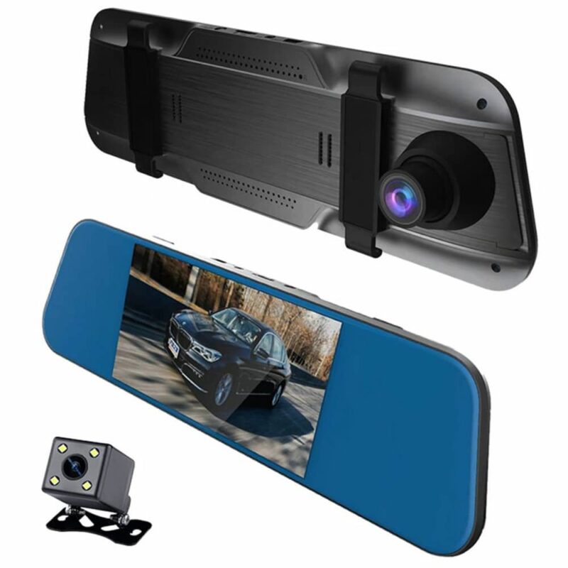 Видеорегистратор DVR-55TS, камера за автомобил, Full HD (1920×1080@30fps), 5.5″ (13.97 cm) дисплей, MicroSD слот, USB Намаления и отстъпки ЧеренПетък 3
