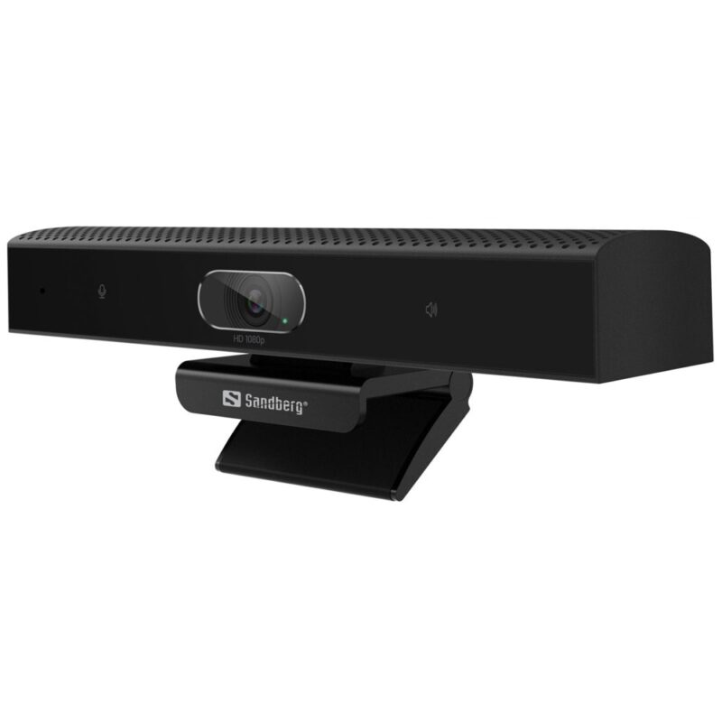 Видеоконферентна камера Sandberg SNB-134-25, Full HD, 2 Mpix, MJPEG/H264, USB 2.0, черна Намаления и отстъпки ЧеренПетък 3
