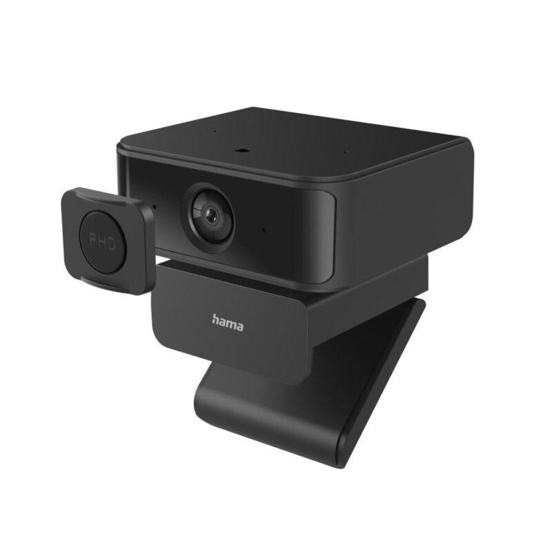 Уеб камера Hama C-650 Face Tracking (139994), 1080p Full HD/30fps, 2MP, микрофон, USB-C, черна Намаления и отстъпки ЧеренПетък 3