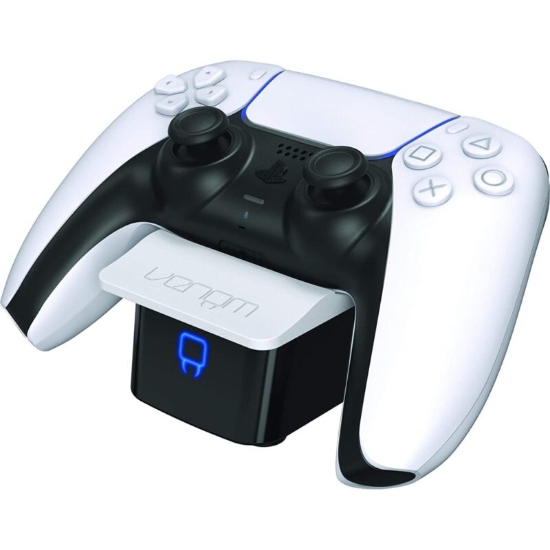 Докинг станция Venom VS5000, за зареждане на до 1 PlayStation 5 контролер, LED дисплей, USB, бял Намаления и отстъпки ЧеренПетък 3