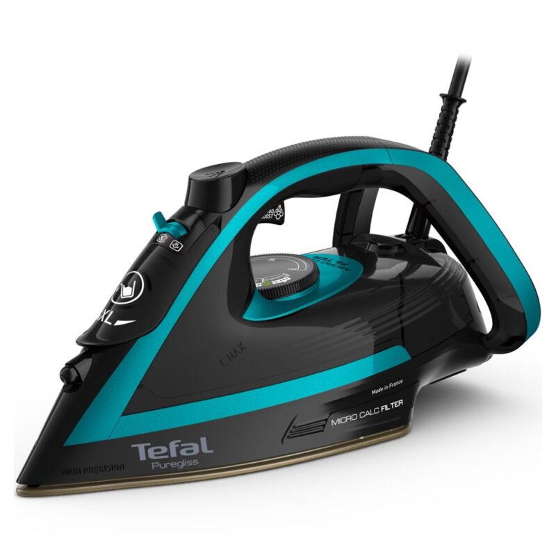 Парна ютия Tefal FV8066E0, 270 мл. резервоар, 3000W, черна Намаления и отстъпки ЧеренПетък 3