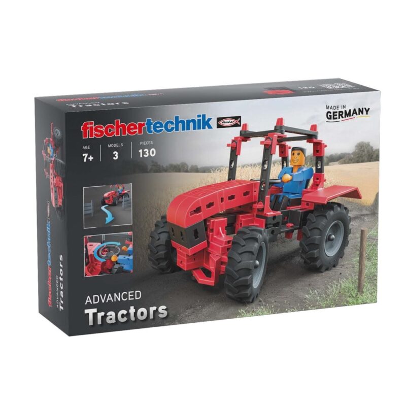 Конструктор Fischertechnik Tractors, трактори, 3 модела, 130 части, над 7г. Намаления и отстъпки ЧеренПетък 3
