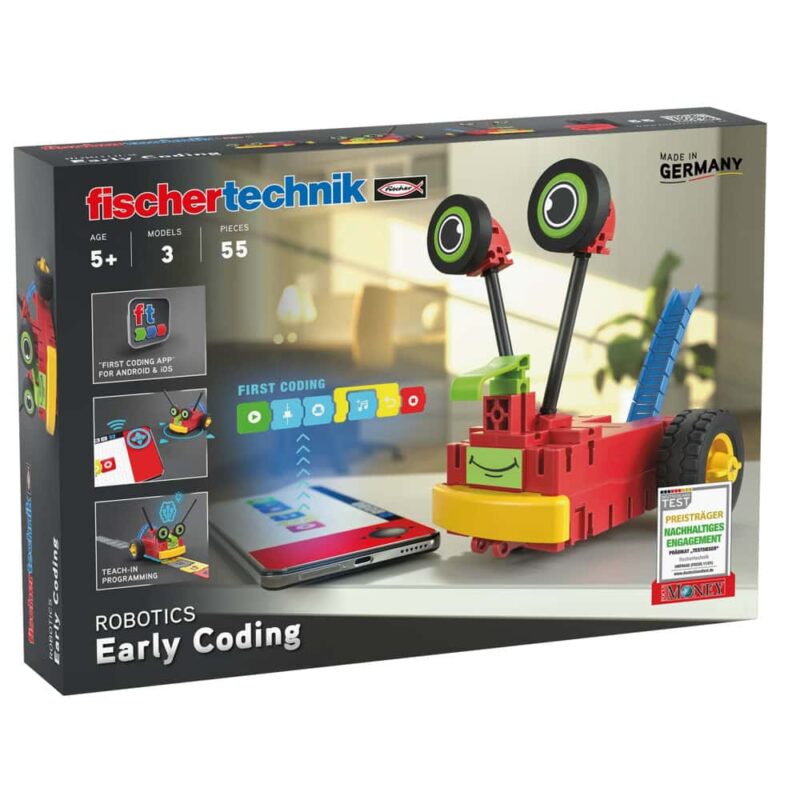 Конструктор Fischertechnik Early Coding, робот, два двигателя и сензори, Bluetooth, над 5г. Намаления и отстъпки ЧеренПетък 3