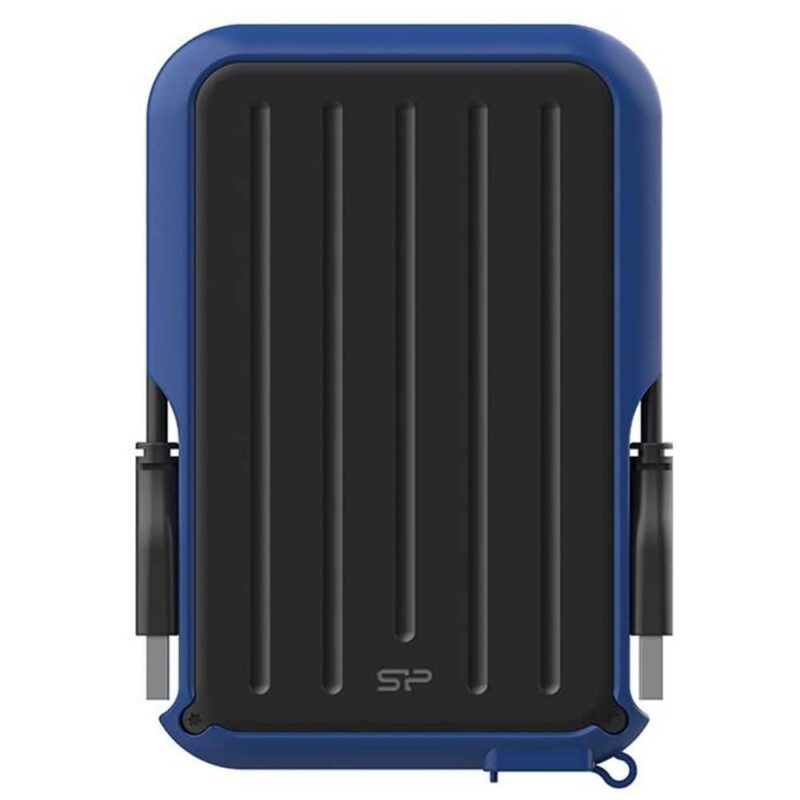 Твърд диск 1TB Silicon Power Armor A66 A66-1TB-BL (син), външен, 2.5″ (6.35 cm) USB 3.2 Gen 1 Намаления и отстъпки ЧеренПетък 2