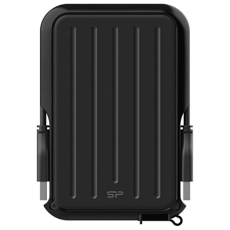 Твърд диск 2TB Silicon Power Armor A66 A66-2TB-BK (черен), външен, 2.5″ (6.35 cm) USB 3.2 Gen 1 Намаления и отстъпки ЧеренПетък 3