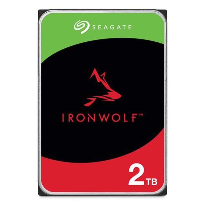 Твърд диск 2TB Seagate IronWolf, SATA 6GB/s, 5400rpm, 256MB кеш, 3.5″ (8.89cm) Намаления и отстъпки ЧеренПетък 2