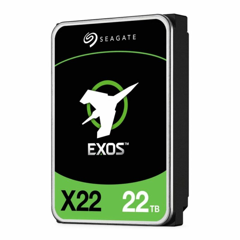 Твърд диск 22TB Seagate Exos X22 512E/4KN, SATA 6Gb/s, 7200rpm, 512MB кеш, 3.5″(8.89 cm) Намаления и отстъпки ЧеренПетък 3