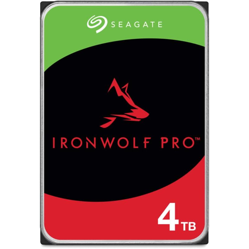 Твърд диск 4TB Seagate Ironwolf PRO Enterprise (ST4000NT001), SATA 6Gb/s, 7200rpm, 256MB кеш, 3.5″(8.89 cm) Намаления и отстъпки ЧеренПетък 3
