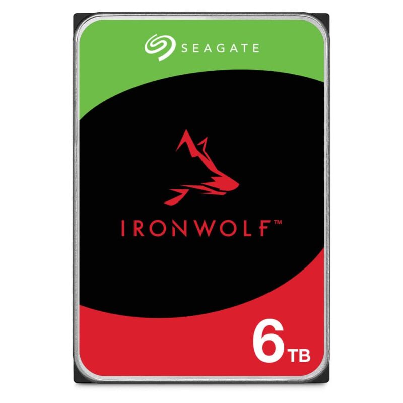 Твърд диск 6TB Seagate IronWolf ST6000VN006, SATA 6Gb/s, 5400rpm, 256MB кеш, 3.5″ (8.89cm) Намаления и отстъпки ЧеренПетък 3