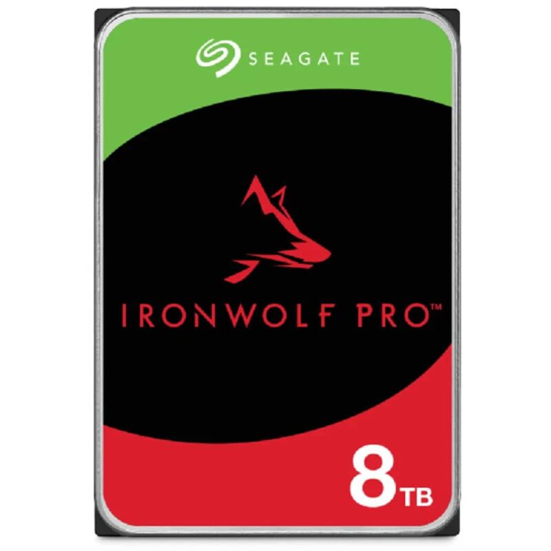 Твърд диск 8TB Seagate Ironwolf PRO Enterprise (ST8000NT001), SATA 6Gb/s, 7200rpm, 256MB кеш, 3.5″(8.89 cm) Намаления и отстъпки ЧеренПетък 3