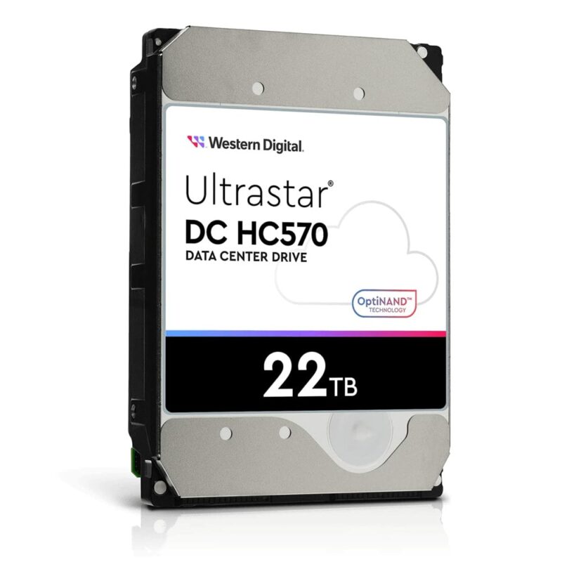 Твърд диск 22TB Western Digital Ultrastar DC HC570 (WUH722222ALE6L4), SATA 6Gb/s, 7200 rpm, 512MB кеш, 3.5″ (8.89 cm) Намаления и отстъпки ЧеренПетък 3