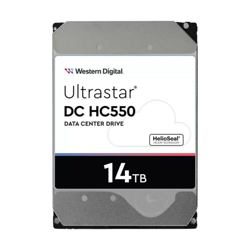 Твърд диск 14TB Western Digital Ultrastar HC550, SATA 6Gb/s, 7200rpm, 512MB кеш, 3.5″(8.89 cm) Намаления и отстъпки ЧеренПетък 3