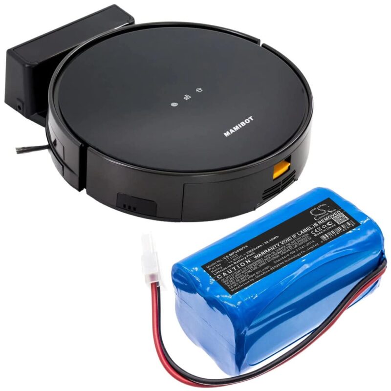 Батерия за прахосмукачка робот (заместител), за Mamibot Prevac 650, 2600mAh/14.4V Намаления и отстъпки ЧеренПетък 3