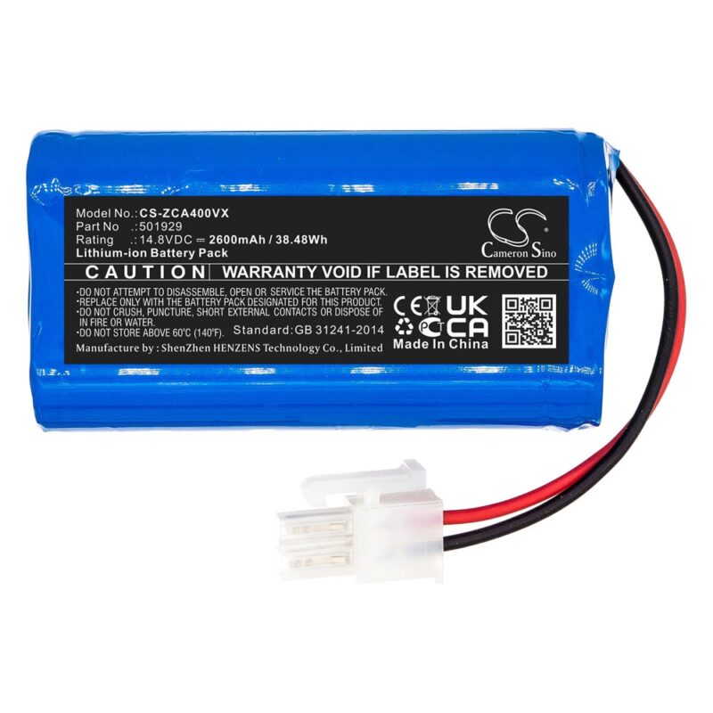 Батерия за прахосмукачка робот (заместител) 501929, за Zaco A4/A6/A8/A9, 2600mAh/14.4V Намаления и отстъпки ЧеренПетък 3