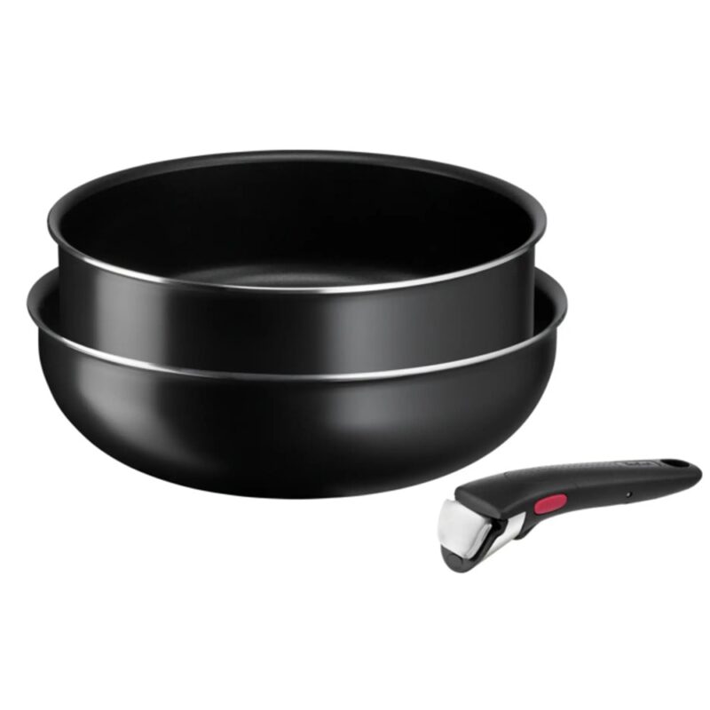 Комплект Tefal L1539153, алуминий, черен Намаления и отстъпки ЧеренПетък 3