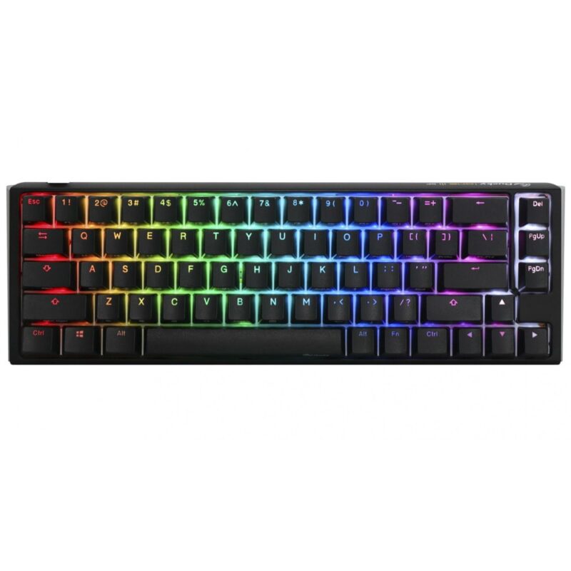 Клавиатура Ducky One 3 Classic SF 65, жична, гейминг, механична, Hotswap Cherry MX Black суичове, RGB подсветка, черна, USB Намаления и отстъпки ЧеренПетък 3