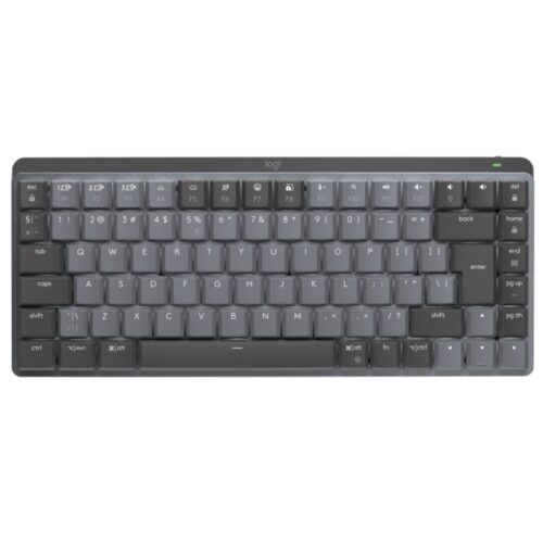 Клавиатура Logitech MX Mechanical Mini Tactile Quiet (920-010780) (разопакован продукт), безжична, подсветка, черна Намаления и отстъпки ЧеренПетък