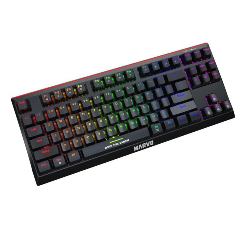 Клавиатура Marvo KG953, гейминг, Anti-Ghosting, RGB подсветка, черна, USB Намаления и отстъпки ЧеренПетък 3