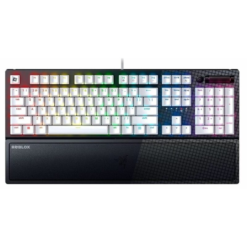 Клавиатура Razer BlackWidow V3 Roblox Ed. (RZ03-03542800-R3M1), гейминг, механична, Razer Green зелени суичове, Razer Chroma подсветка, черна, USB Намаления и отстъпки ЧеренПетък 3