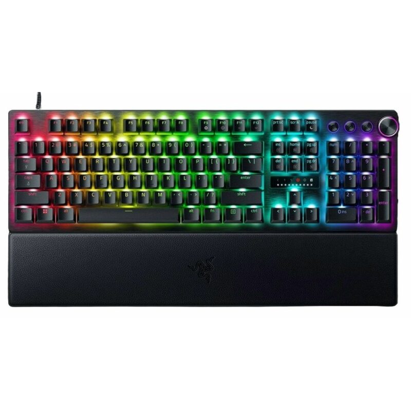 Клавиатура Razer Huntsman V3 Pro (RZ03-04970100-R3M1), гейминг, механична, Razer Analog Optical суичове, RGB подсветка, черна, USB Намаления и отстъпки ЧеренПетък 3