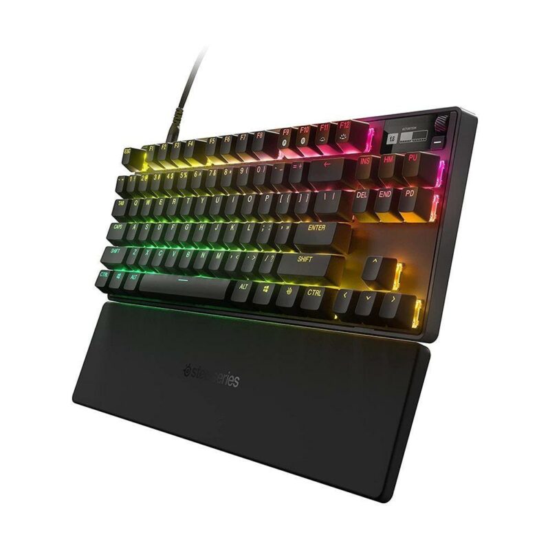 Клавиатура SteelSeries Apex Pro TKL (2023), геймърска, механична, OmniPoint Adjustable switches, RGB подсветка, UK layout, черна, Bluetooth, USB Намаления и отстъпки ЧеренПетък 3