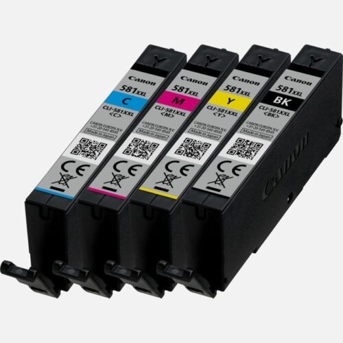 Касети за Canon PIXMA TS9150/6151/8152/6150/9155/TR7550/TS8151/TS8150/TS9150/TR8550 – Black/Cyan/Magenta/Yellow – CLI-581CMYB – CLI-581M XXL – Canon – оригинални – Заб.: 4 x 11.7 ml Намаления и отстъпки ЧеренПетък