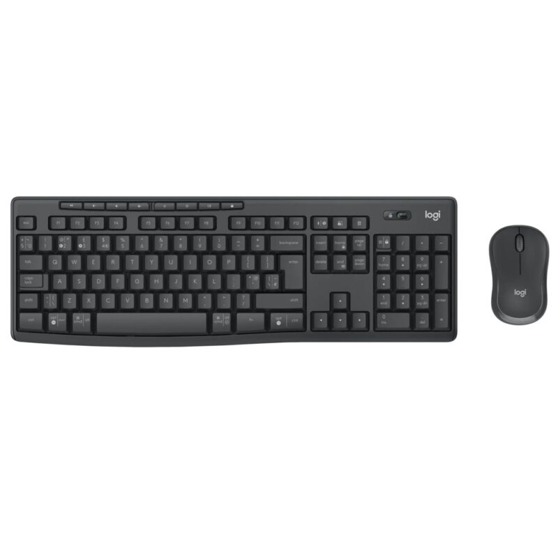 Комплект клавиатура и мишка Logitech MK370 Combo (920-012077), безжични, 1000dpi, защита срещу разливане, Bluetooth, USB ресивър, черни Намаления и отстъпки ЧеренПетък 2