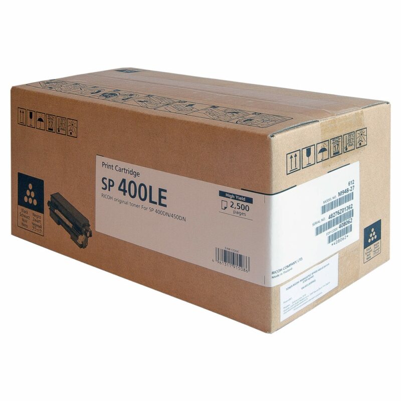 Тонер касета за Ricoh Sp SP 400 DN/SP 450 DN – Black – 408062 – Ricoh SP 400LE, Заб.: 2500к Намаления и отстъпки ЧеренПетък 3