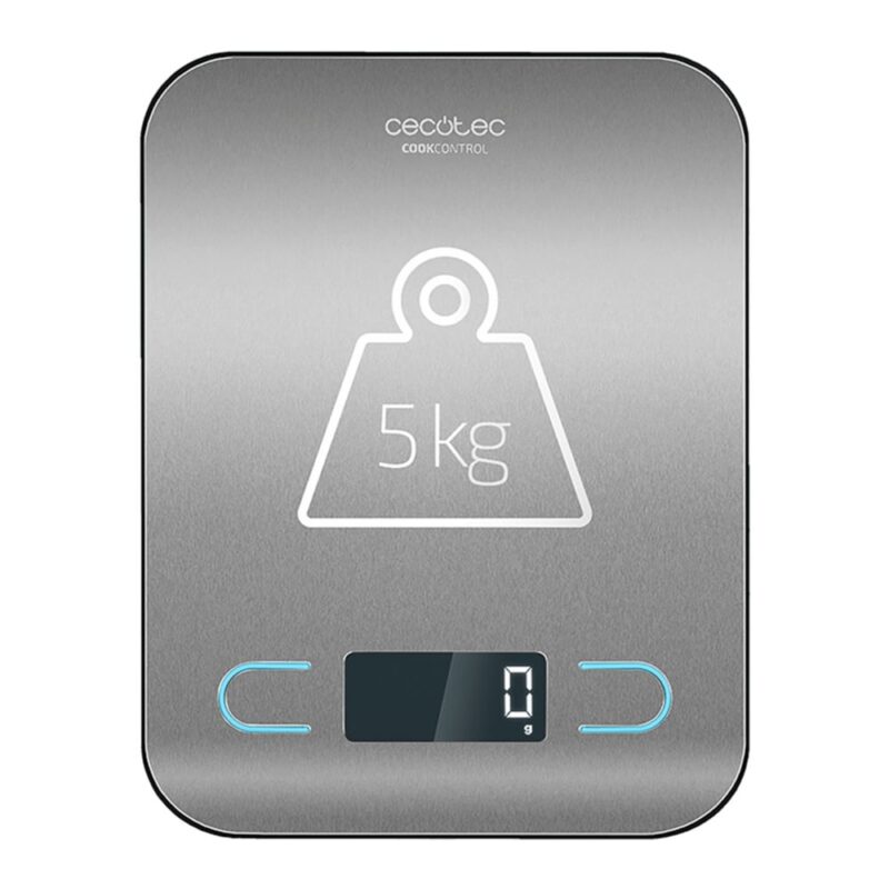 Кухненски кантар Cecotec CookControl, дигитален, до 5kg, сив Намаления и отстъпки ЧеренПетък 3