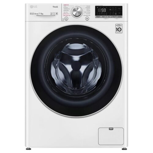 Пералня със сушилня LG F2DV5S7S1E, клас E, капацитет пералня 7 кг./5 кг. сушилня, 1200 оборота в минута, 14 програми на пране, свободностояща, 60 см … Намаления и отстъпки ЧеренПетък