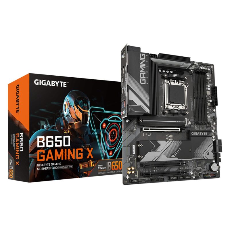 Дънна платка Gigabyte B650 GAMING X (rev. 1.3), B650, AM5, DDR5, PCI-E 4.0 (DP&HDMI), 1x M.2, 4x SATA 6Gb/s, 1x USB 3.2 Gen 2 Type-C, ATX Намаления и отстъпки ЧеренПетък 3
