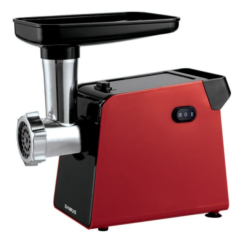 Месомелачка Samus SMT- 1210RED, нож от неръждаема стомана, 1200W, червена Намаления и отстъпки ЧеренПетък 3