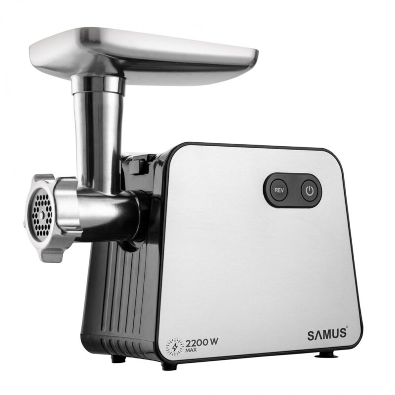 Месомелачка Samus SMT-2200X, нож от неръждаема стомана, 2200W, сива Намаления и отстъпки ЧеренПетък 3