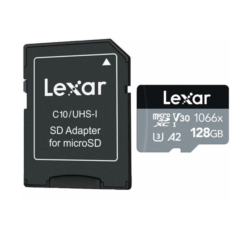 Карта памет 128GB microSDXC с адаптер, Lexar Professional 1066x, Class 10 UHS-I, U3, скорост на четене до 160 MB/s, скорост на запис до 120 MB/s Намаления и отстъпки ЧеренПетък 3