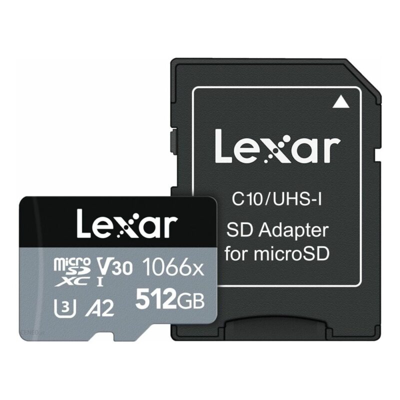 Карта памет 512GB microSDXC с адаптер, Lexar Professional 1066x, Class 10 UHS-I, U3, скорост на четене до 160 MB/s, скорост на запис до 70 MB/s Намаления и отстъпки ЧеренПетък 3