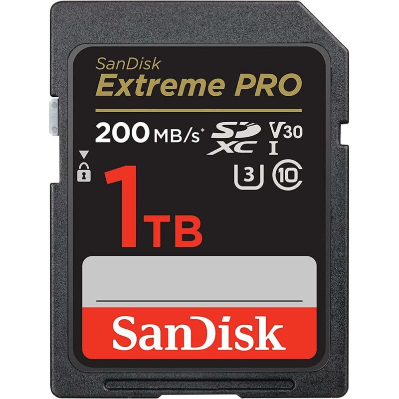 Карта памет 1TB SDXC, SanDisk Extreme Pro, Class 10 U-3, скорост на четене до 200MB/s, скорост на запис до 140MB/s Намаления и отстъпки ЧеренПетък 3
