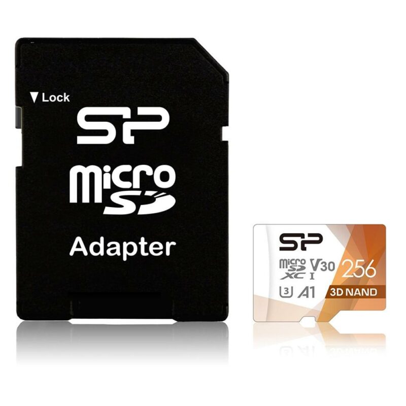 Карта памет 256GB SDXC с адаптер, Silicon Power Superior Pro, Class 10 UHS-I U3, скорост на четене до 100MB/s, скорост на запис до 80MB/s Намаления и отстъпки ЧеренПетък 3