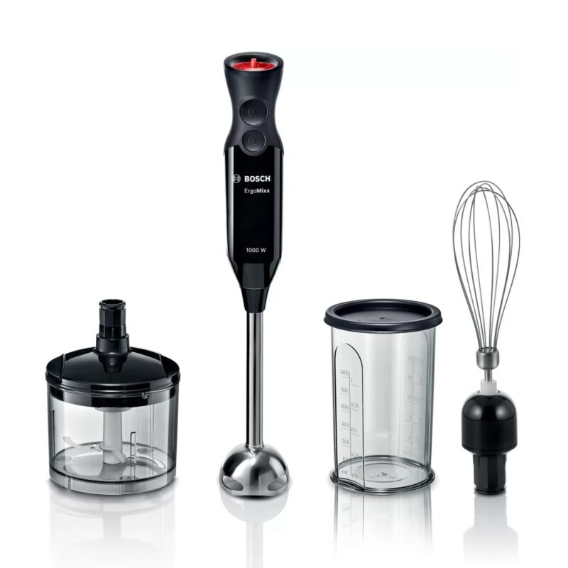 Пасатор Bosch ErgoMixx MS61B6150, 12 степени на работа, с турбо, черен Намаления и отстъпки ЧеренПетък 3