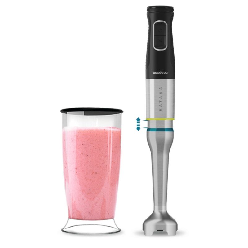 Пасатор Cecotec Katana 15 TotalDestroy Jar G, 1500W, 21 степени на работа, с турбо функция, 0.8 l обем на купата, черен Намаления и отстъпки ЧеренПетък 3