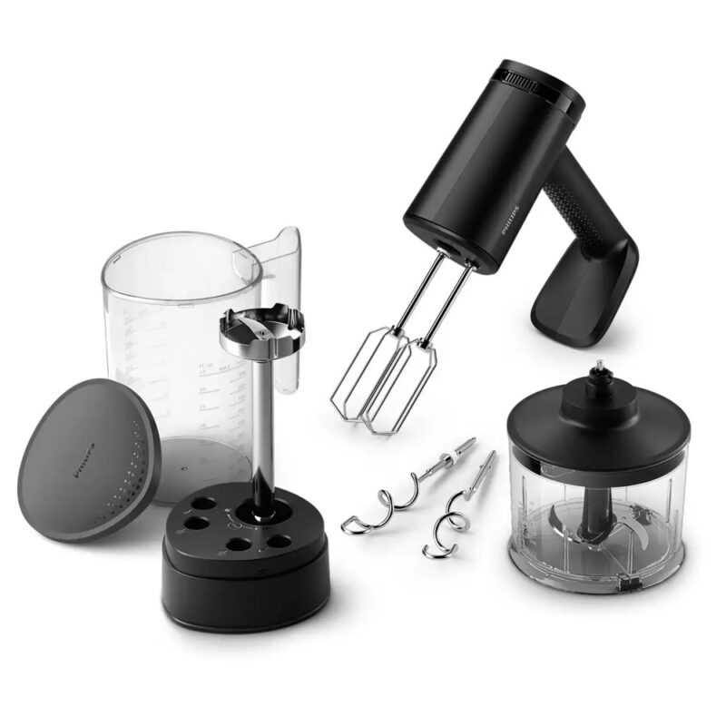 Миксер Philips HR3781/20, 500W, 5 степени на работа, с турбо функция, 1 l обем на купата, бъркалки за тесто, черен Намаления и отстъпки ЧеренПетък 3