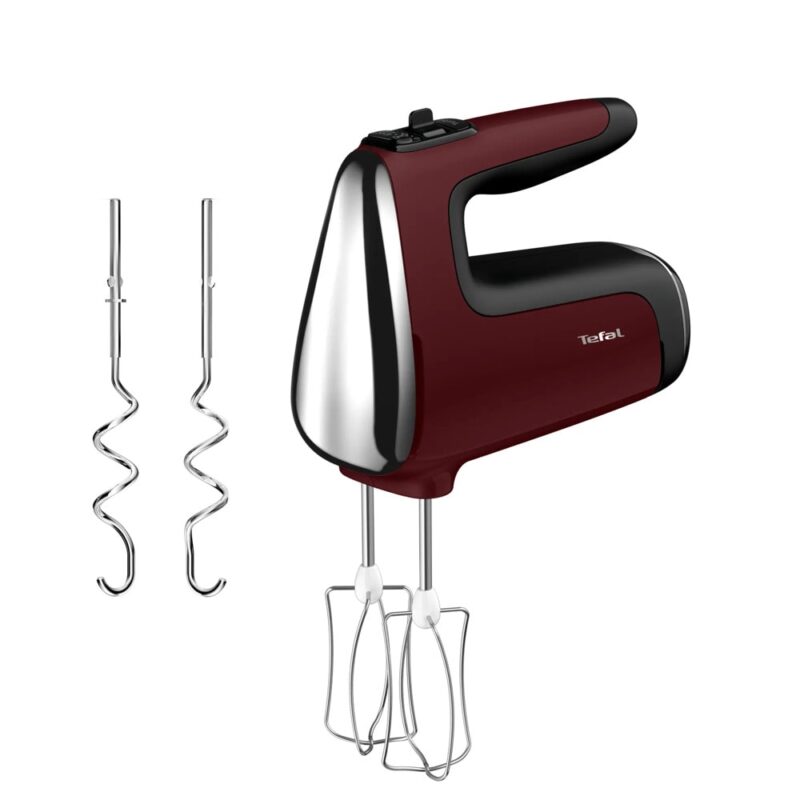 Миксер Tefal HT652538, 600W, 6 степени на работа, турбо функция, бъркалки за тесто, червен Намаления и отстъпки ЧеренПетък 3